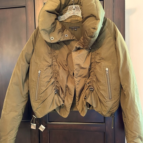 Theory Bomber Down Puffer Jacket - Picture 2 of 9